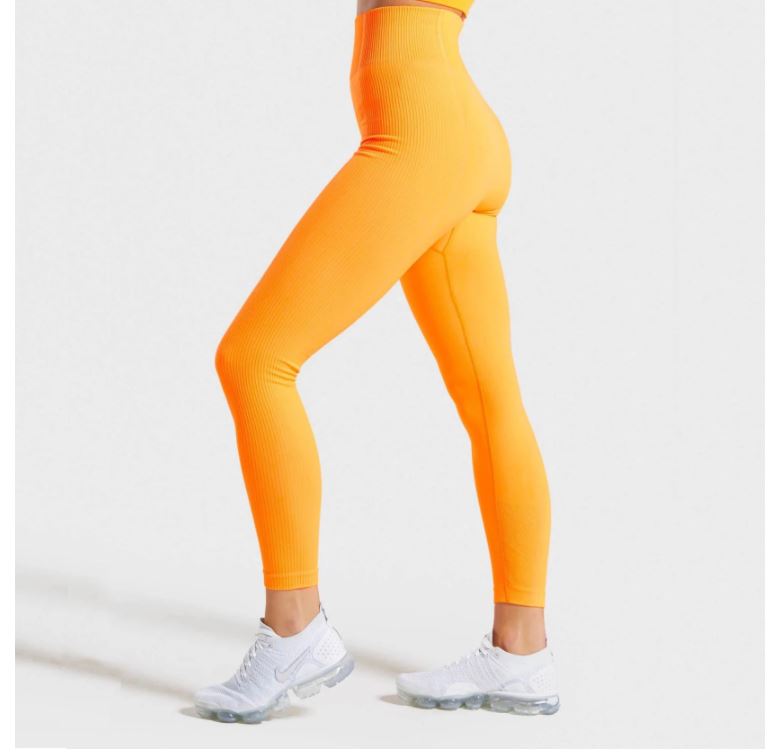 Orange Sexy leggings Set