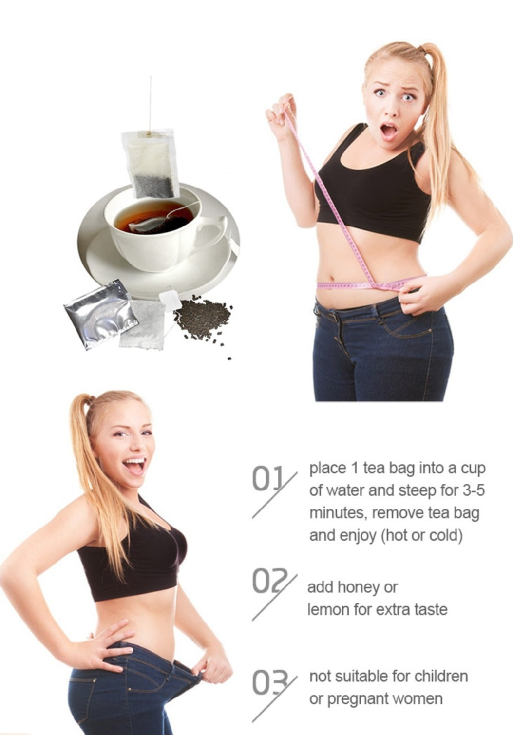 THEGSCLUB 14 days Detox Slimming Tea For Weight Loss
