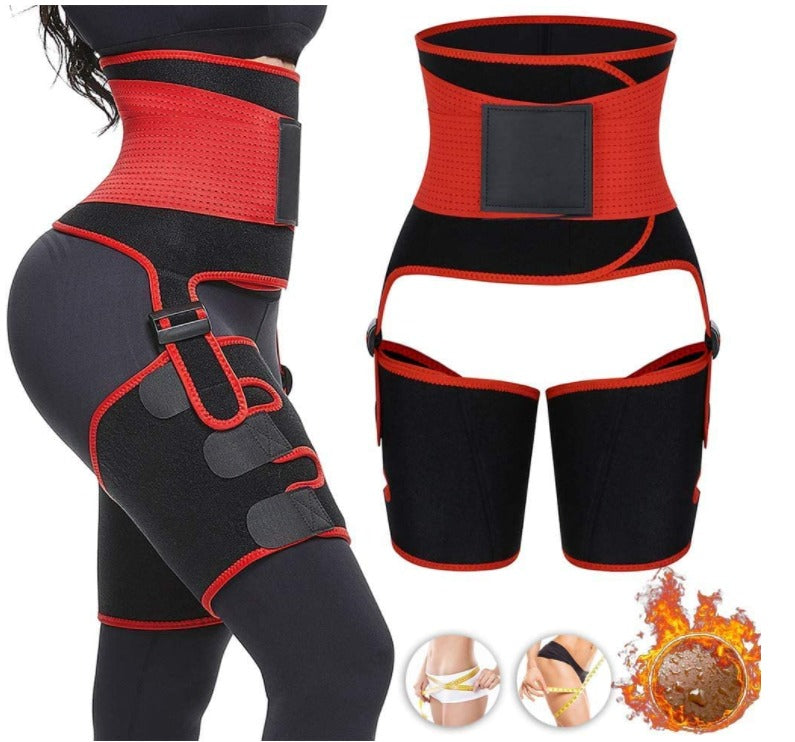 3 In 1 Waist Trainer 3 In 1 Elastic Band Hip And Thigh Waist